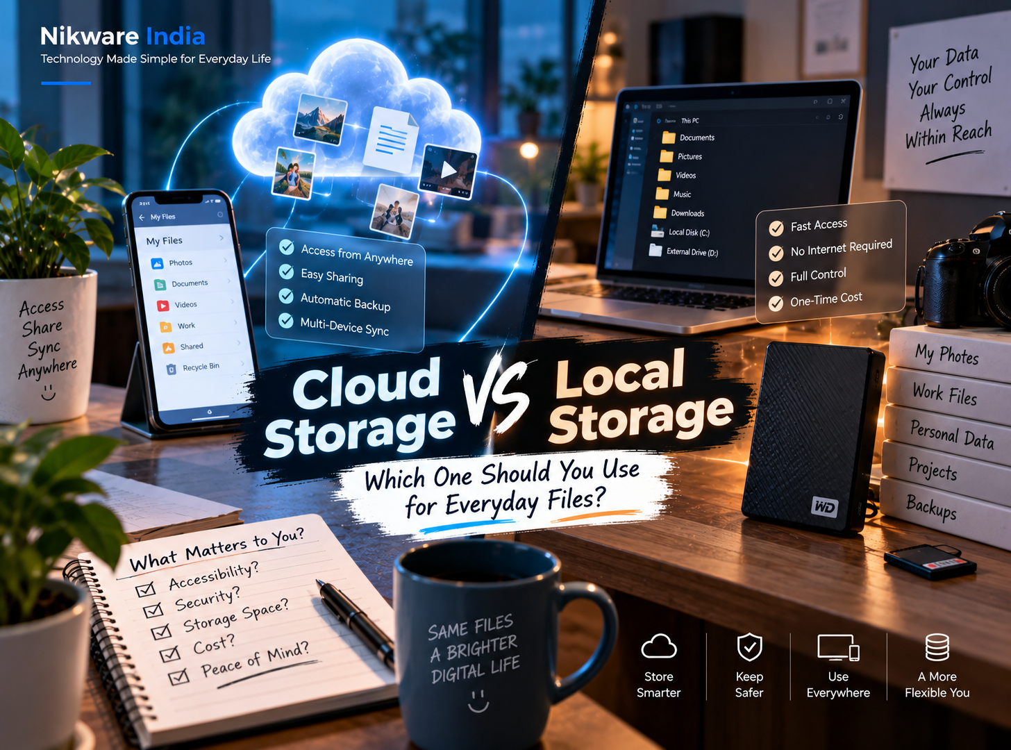 Cloud vs Local Storage: Which Is Better for Everyday Files?
