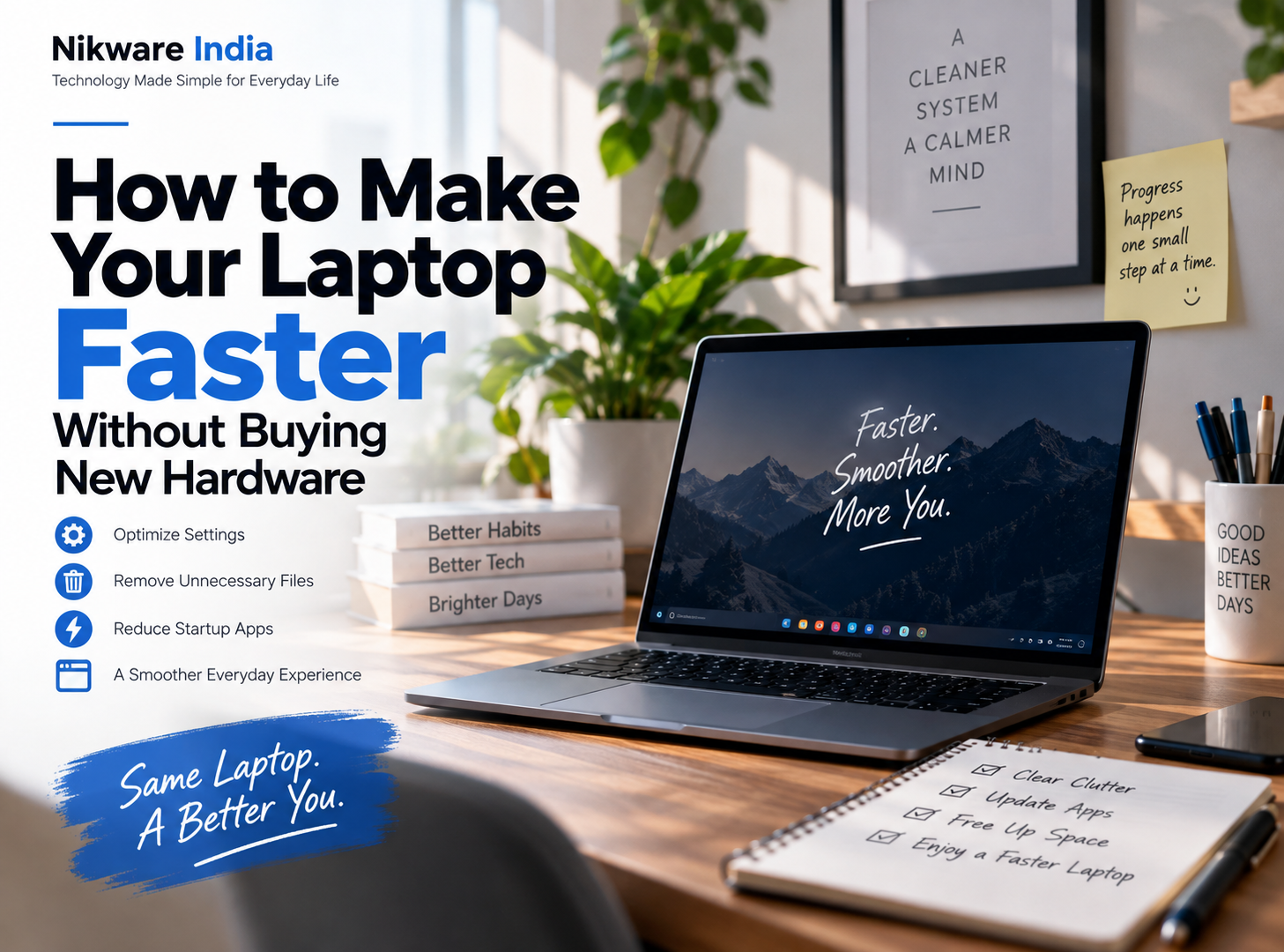 How to Make Your Laptop Faster Without Buying New Hardware
